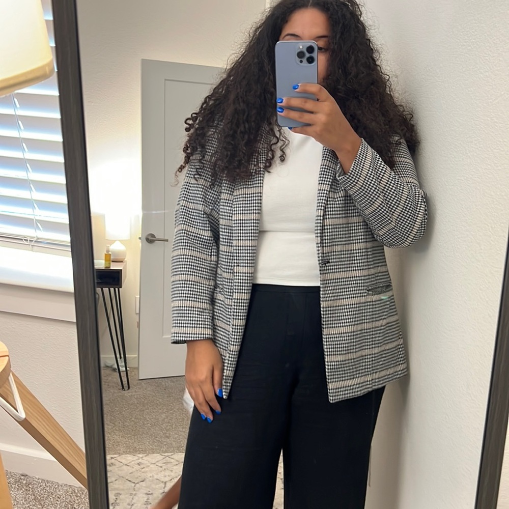 Cotton Knit Work Blazer